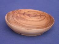 Olivenholzschale aus Betlehem - rund. 