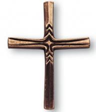 Bronzekreuz mit Ornament. 