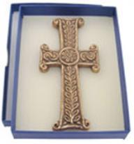 Bronzekreuz romanisch - Romainmoutier/Schweiz. (verkleinerte Nachbildung)