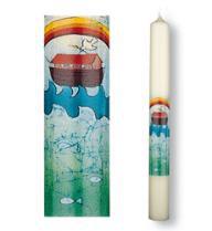 Taufkerze 'Arche Noah