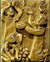 Egino Weinert: Bronzepatronal Stephanus - mittlere Gre. 