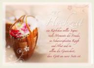 Ein Krbchen voller Segen.... Hochzeit-Glckwunschkarte