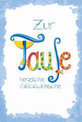 Glaubensglck. Grukarte zur Taufe