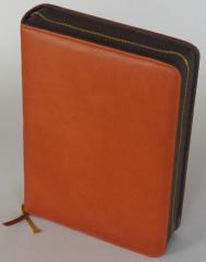 Gotteslob-Volllederhlle Nappa - cognac. 
