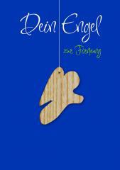 Dein Engel zur Firmung. Holz-Engel-Karte mit Umschlag