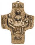 Produktbild: Bronzekreuz mit Emmaus-Motiv