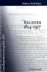 Rmische Inquisition und Indexkongregation - Registerband