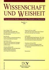 Wissenschaft und Weisheit - Band 62 / 2 (1999)