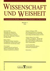Wissenschaft und Weisheit - Band 65 / 1 (2002)