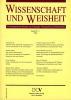 Produktbild: Wissenschaft und Weisheit - Band 59 / 1 (1996)