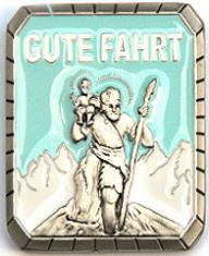 Produktbild: Autoplakette Christopherus - Emailliert