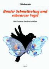 Produktbild: Bunter Schmetterling und schwarzer Vogel