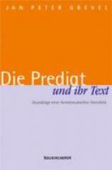 Grevel, Jan Peter: Die Predigt und ihr Text