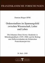 Produktbild: Ordensstudium im Spannungsfeld zwischen Wissenschaft, Lehre und Leben