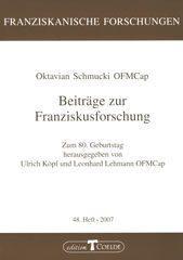 Produktbild: Beitrge zur Franziskusforschung